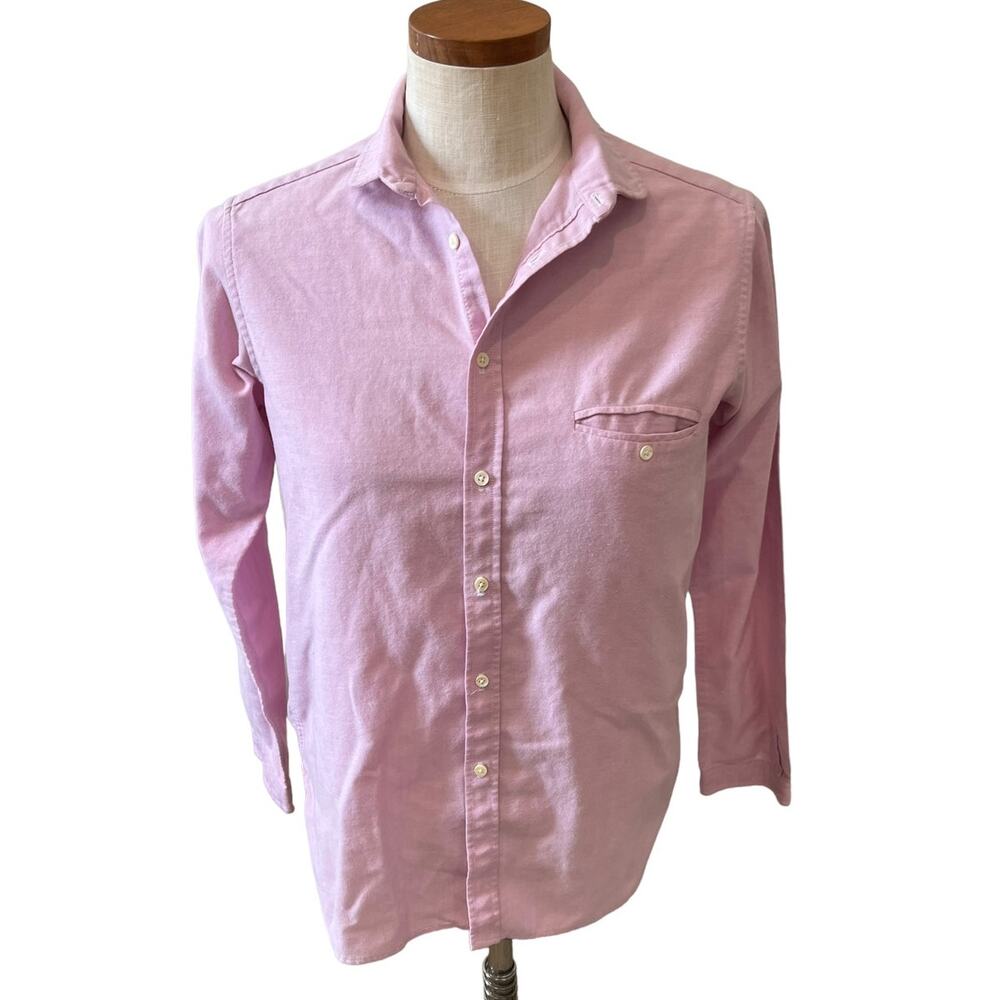 Vintage 80s Gant Oxford cloth button down shirt pink